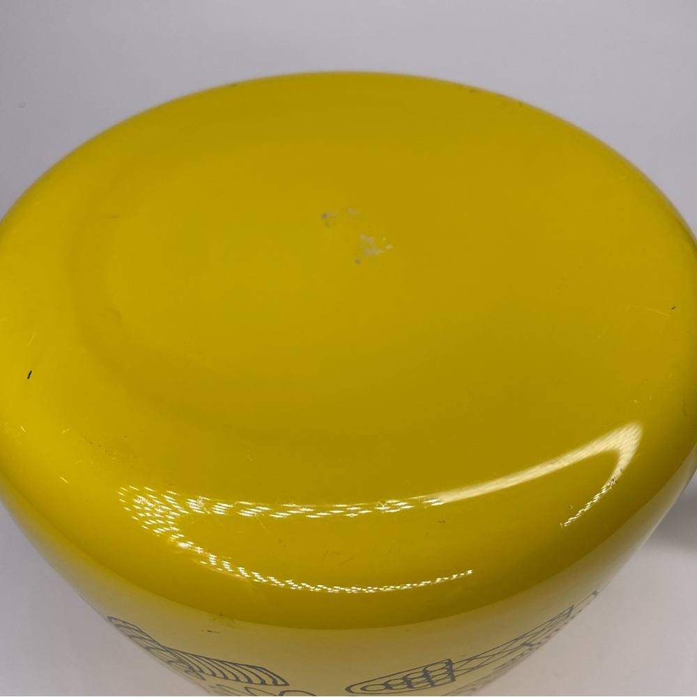Vintage 1970s 70s MCM Yellow Mushroom Fondue pot Saucepan Cookware - Picture 10 of 12